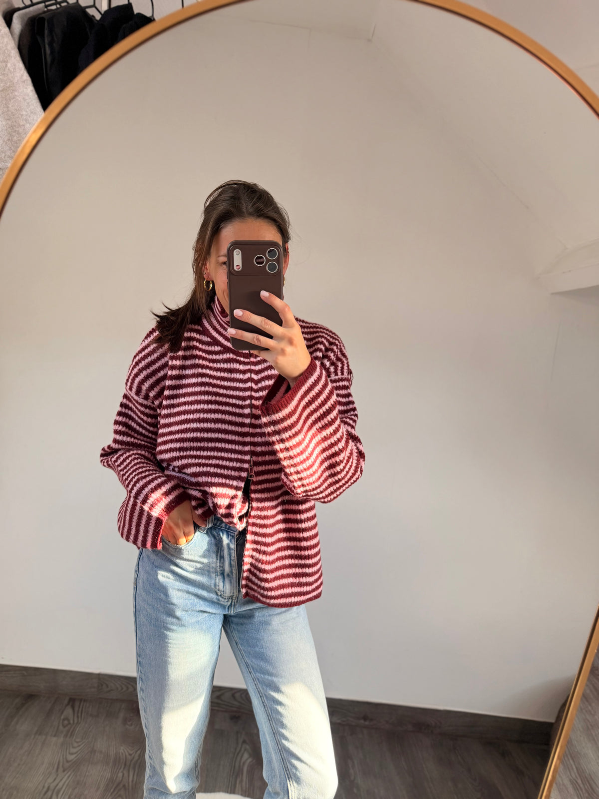 Nora | bordeaux sweater