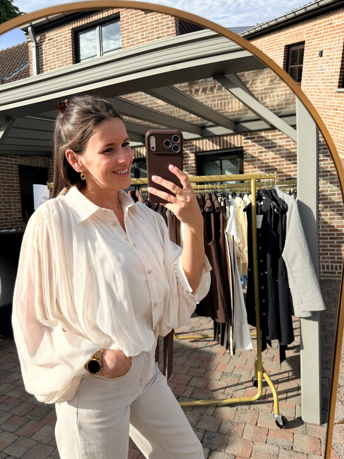 Nayelle | ecru blouse
