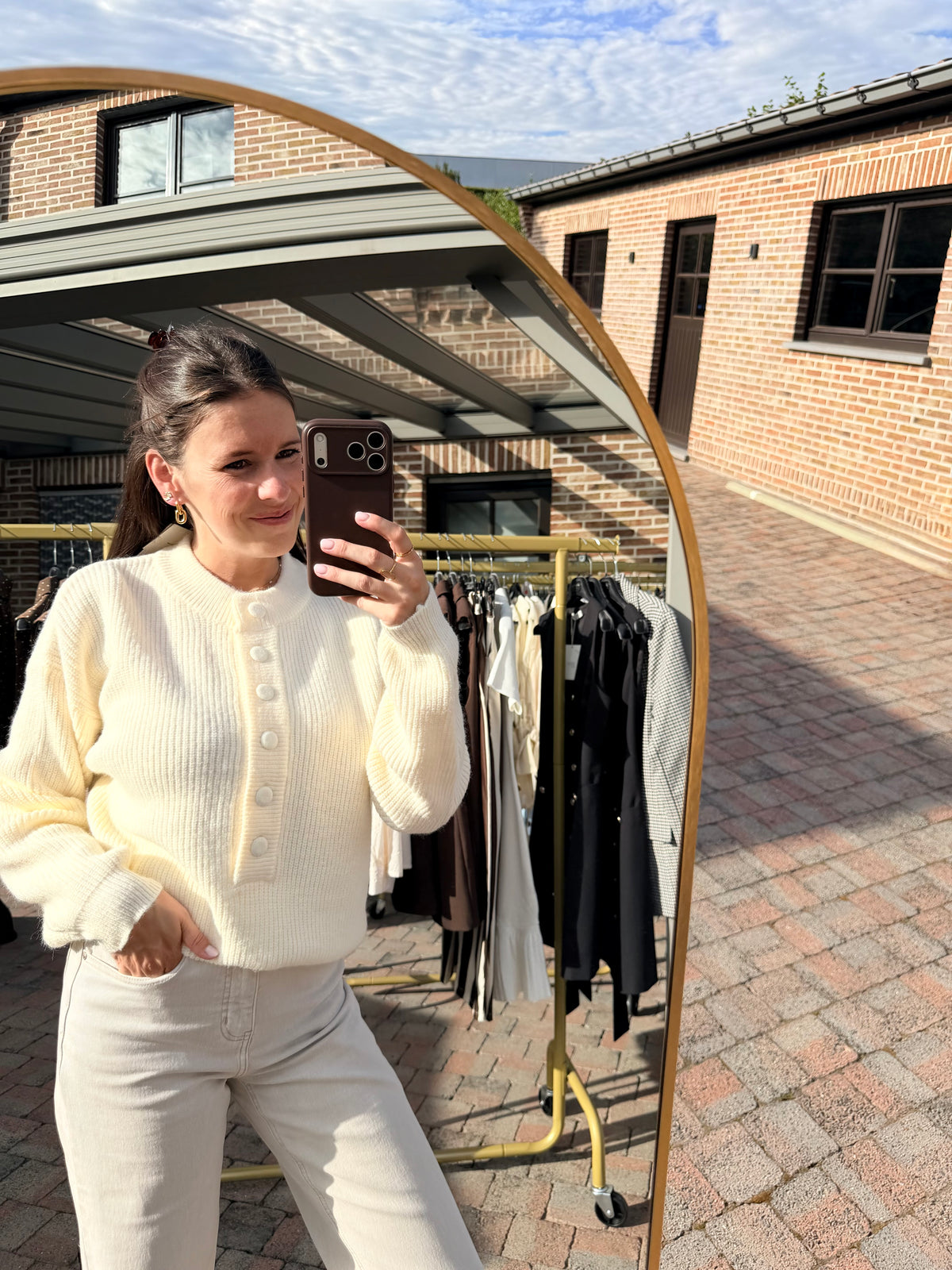 Orlina | ecru sweater