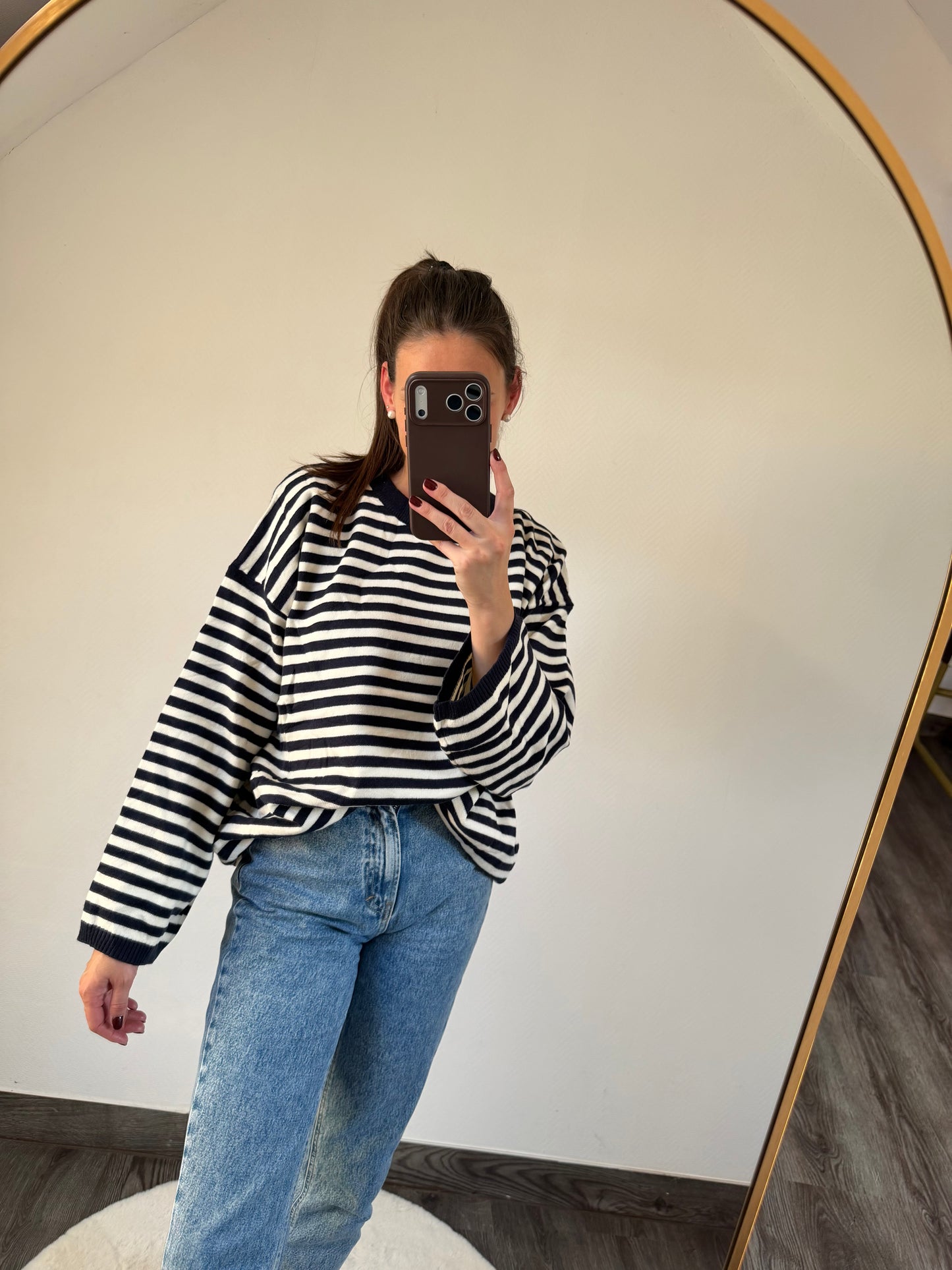 Maille | blue striped sweater