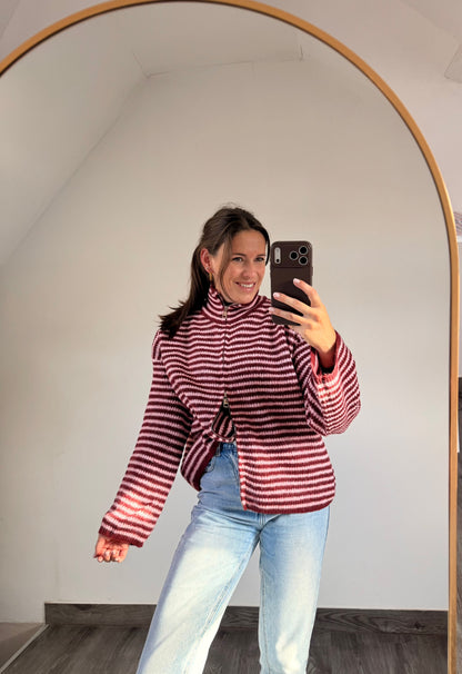 Nora | bordeaux sweater