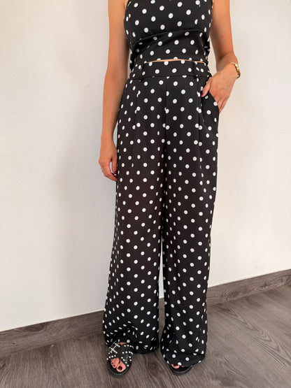 Naëlle | black polka dots set