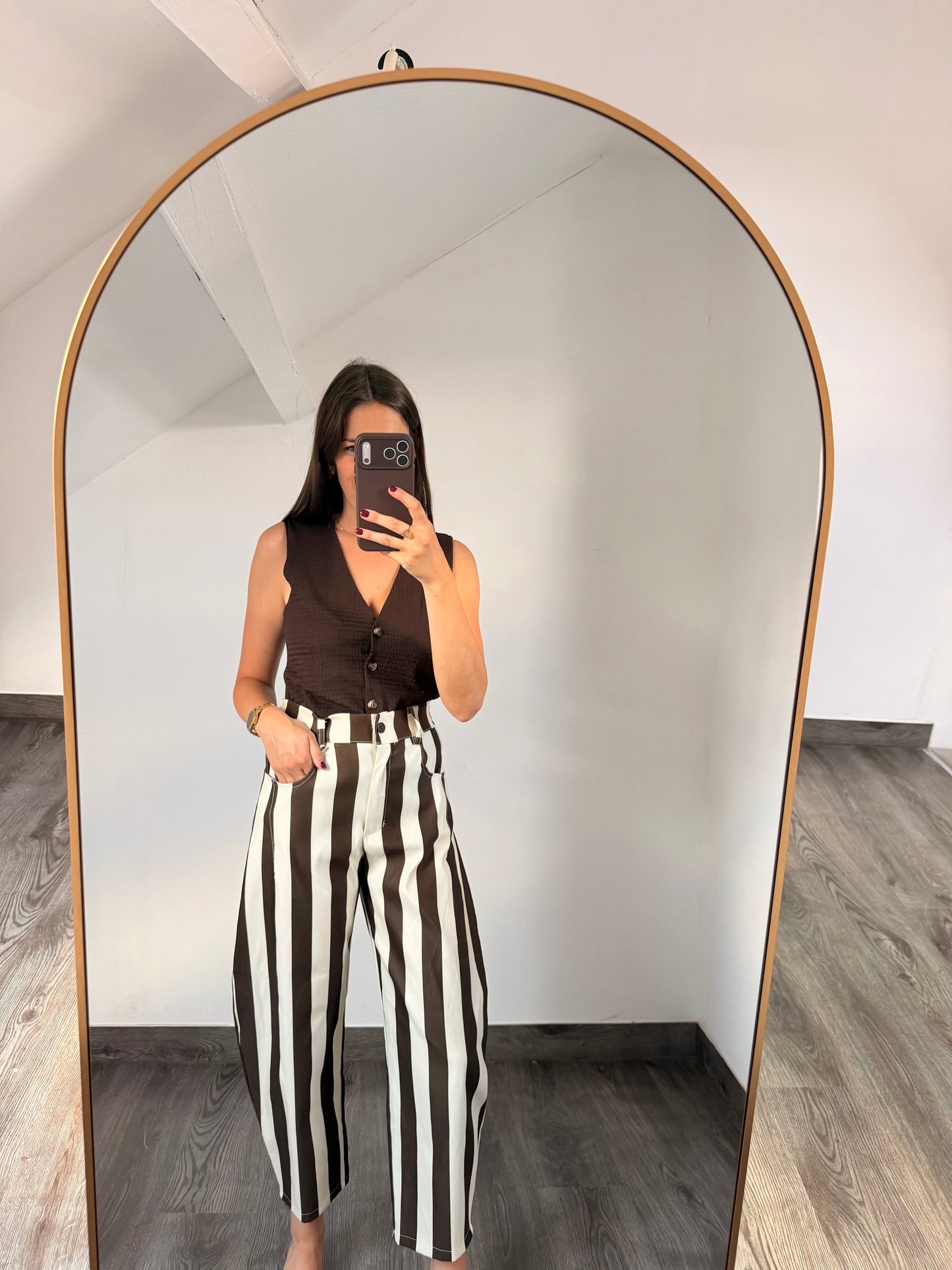 Noralie | striped pantalon
