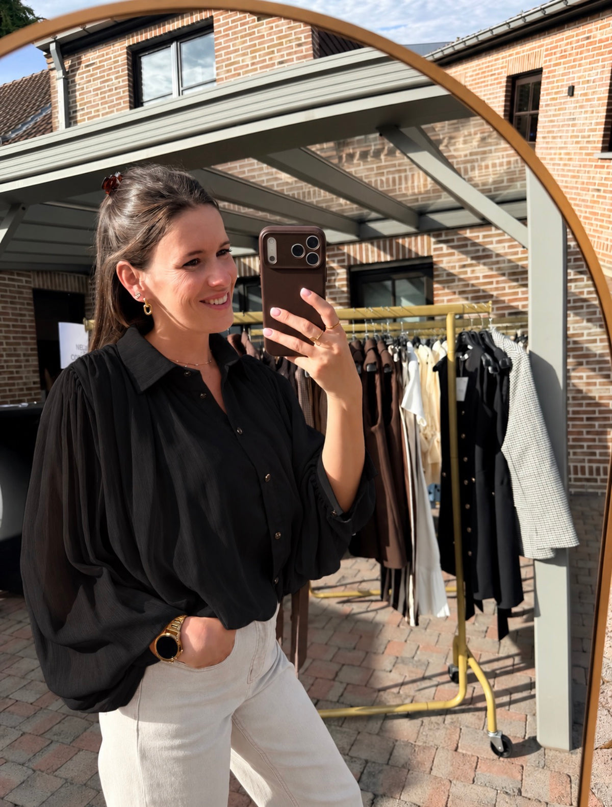 Nayelle | black blouse