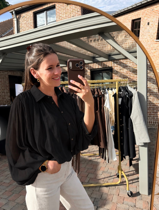 Nayelle | black blouse