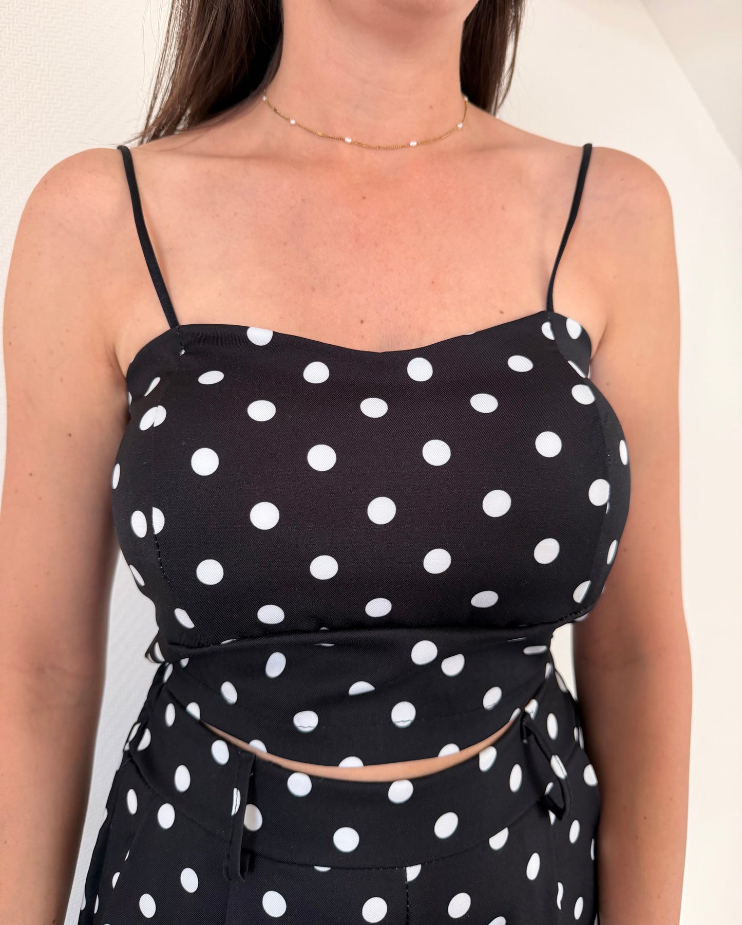 Naëlle | black polka dots set