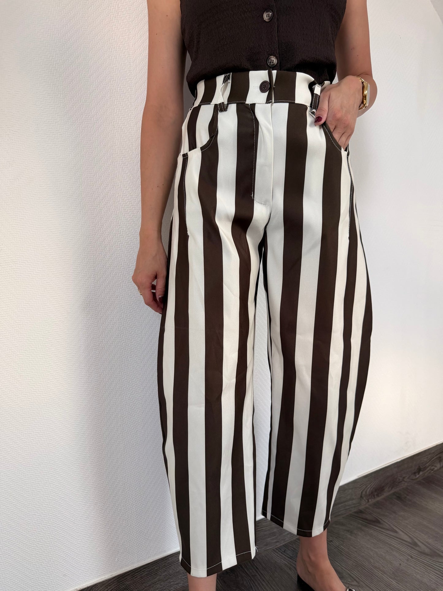 Noralie | striped pantalon