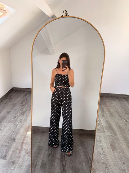 Naëlle | black polka dots set