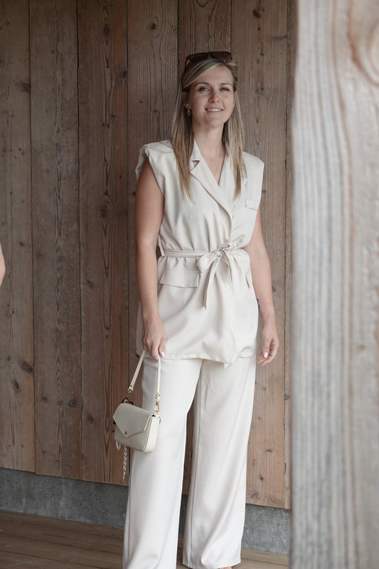 Riviera | beige suit set