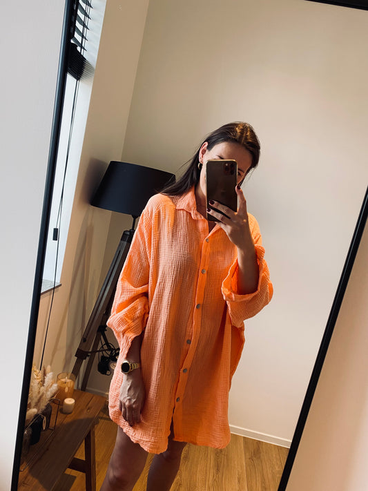 Eveline | orange tetra dress