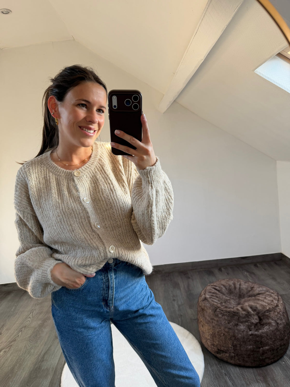 Vesper | taupe sweater