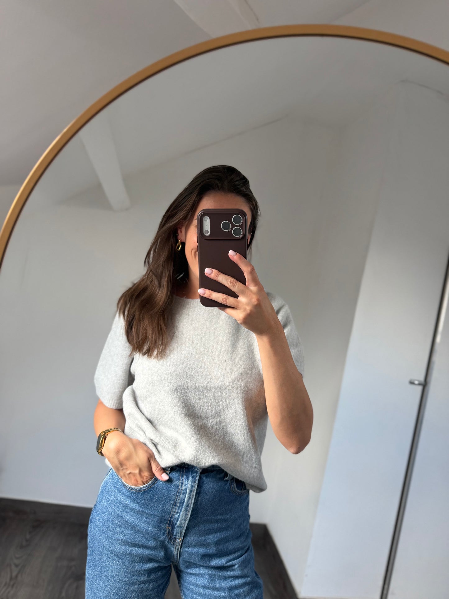 Céliane | grey cardigan