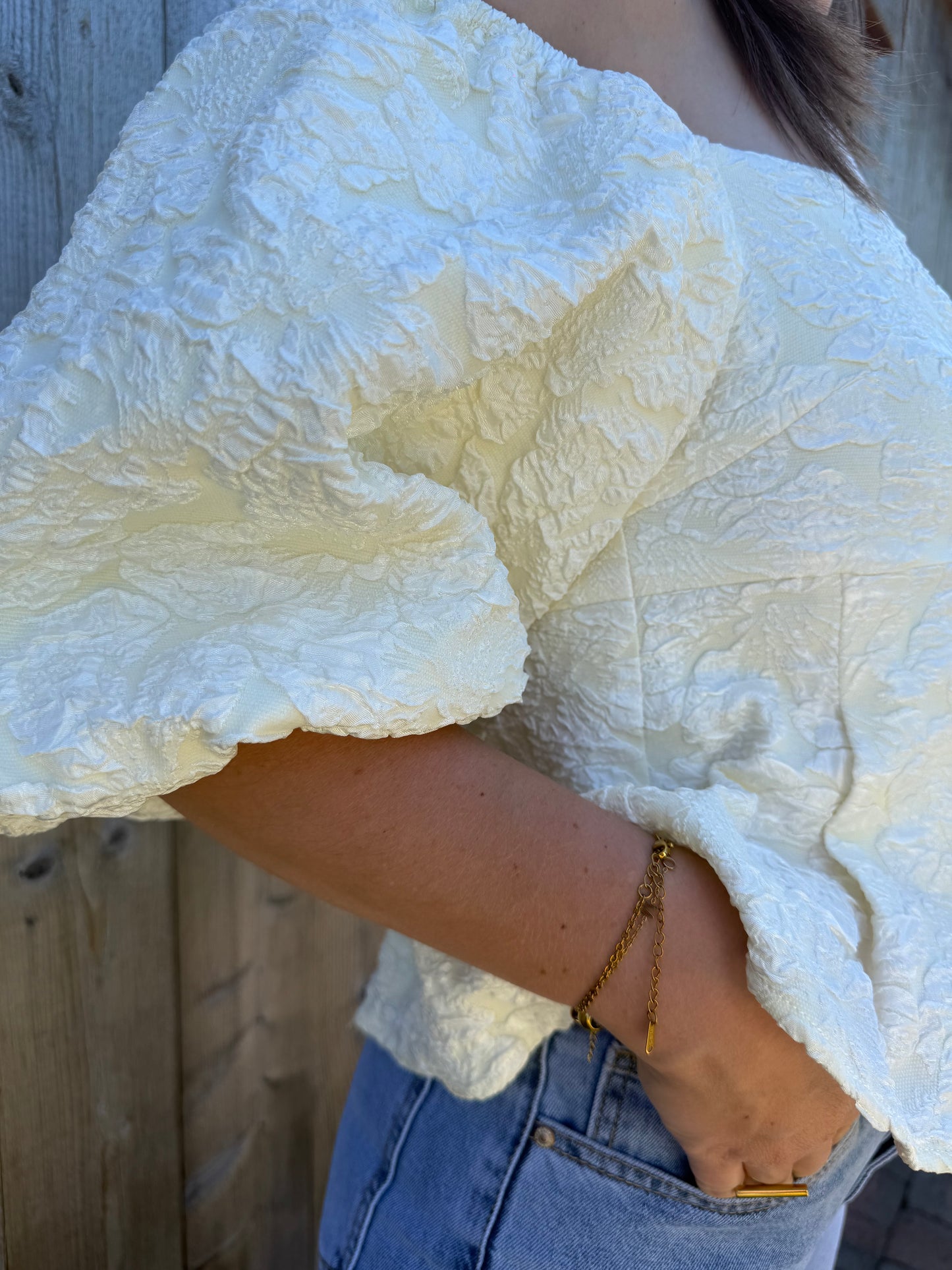 Elen | puff sleeve top