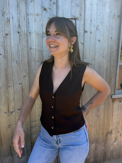 Marilynn | brown top