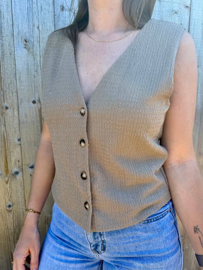 Marilynn | taupe top