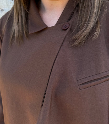 Ella | brown blazer