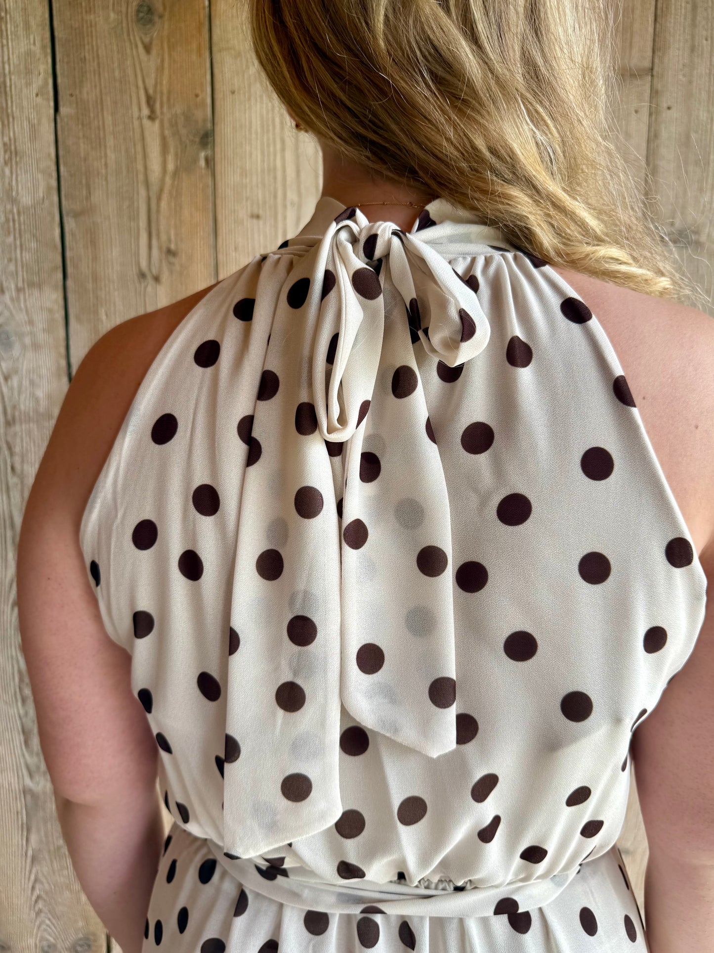 Elle | polka dot dress