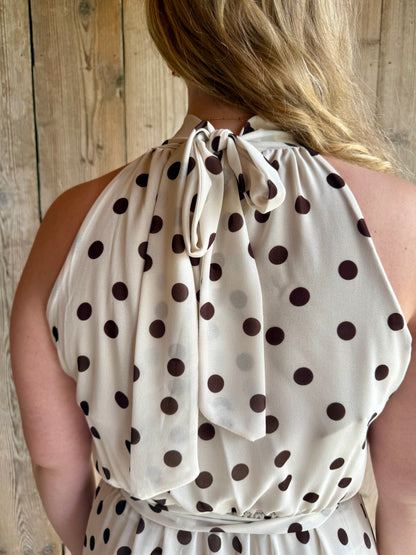 Elle | polka dot dress