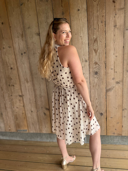 Elle | polka dot dress