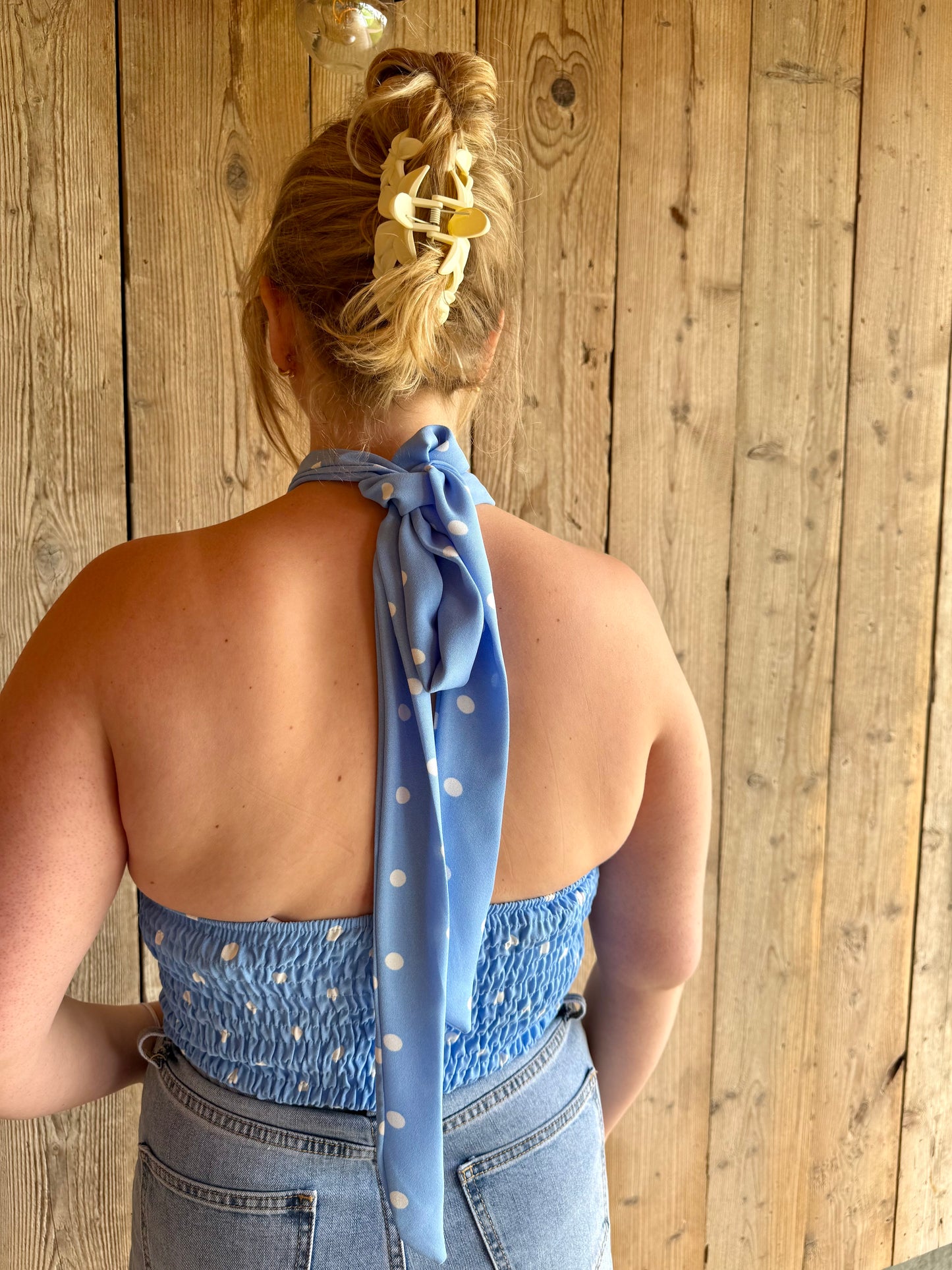 Vivienne | polka dot top