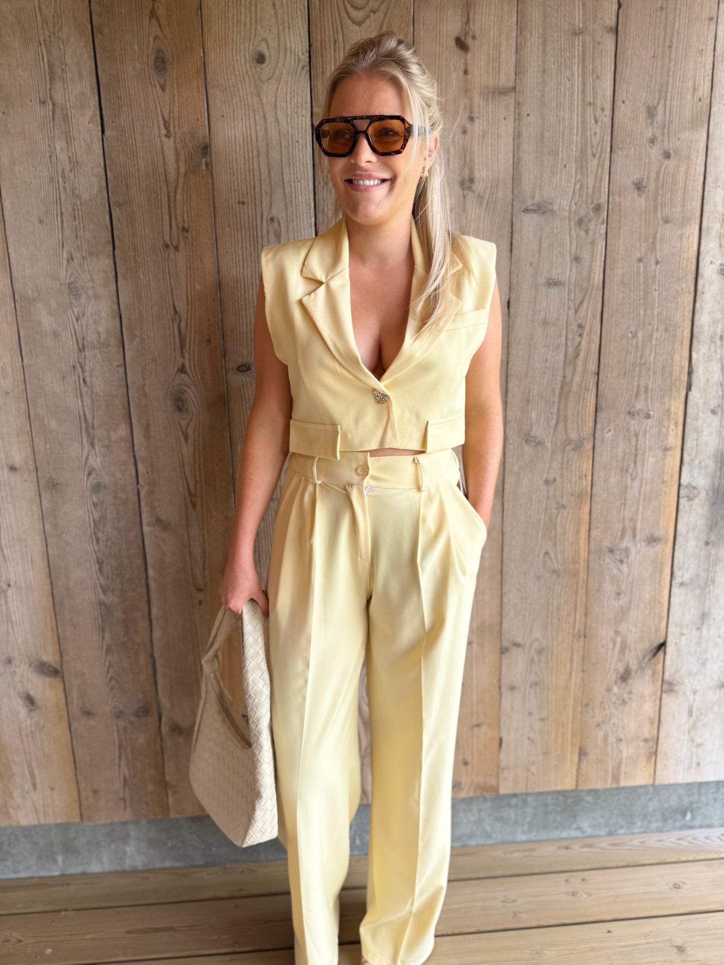 Rosy | yellow suit set