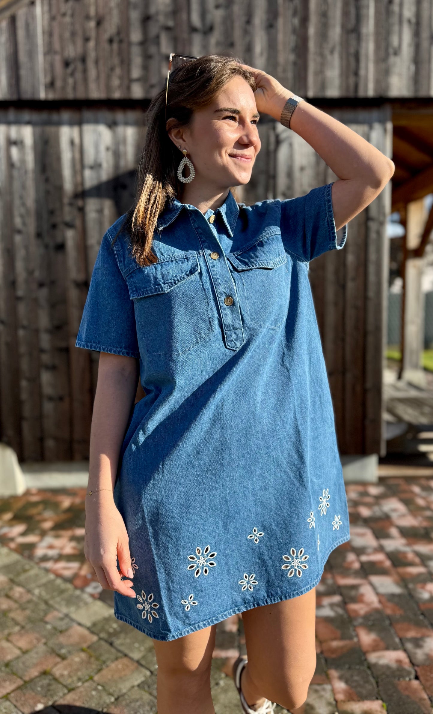 Camille | denim dress