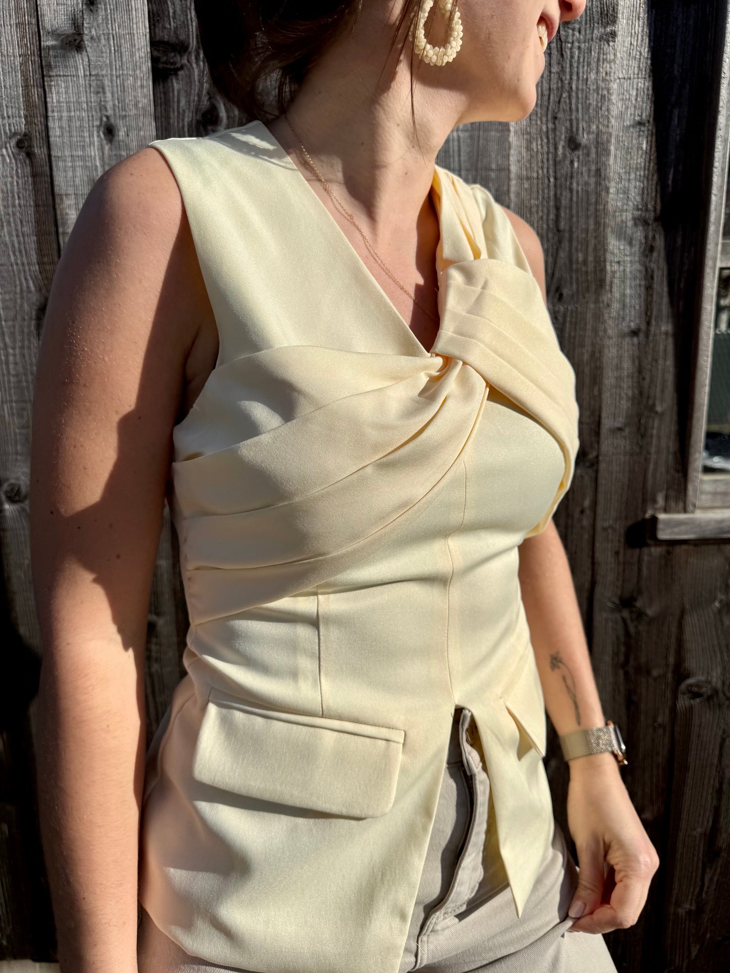 Véra | sleeveless cardigan