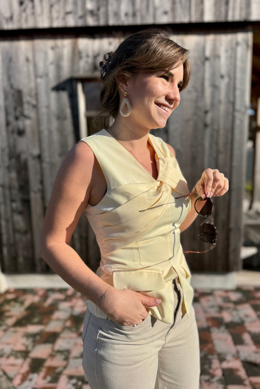 Véra | sleeveless cardigan