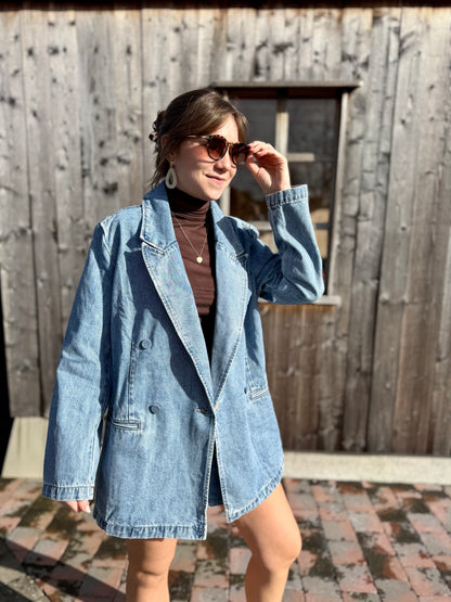 Claire | denim blazer