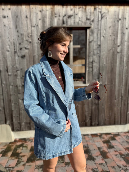 Claire | denim blazer