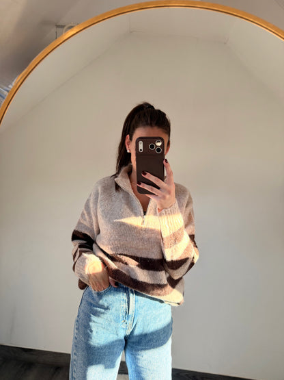 Cyprien | taupe sweater