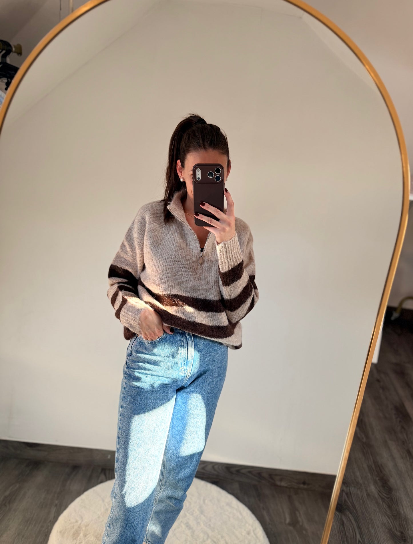 Cyprien | taupe sweater