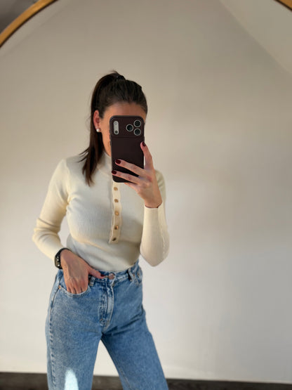 Jade | ecru pull