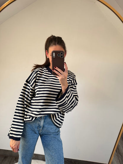 Maille | blue striped sweater