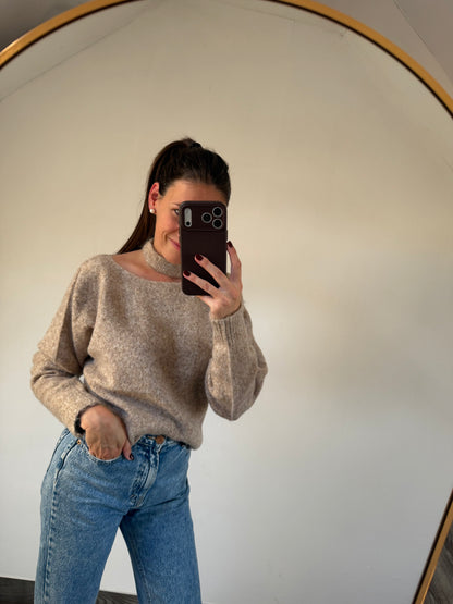 Naël | taupe sweater