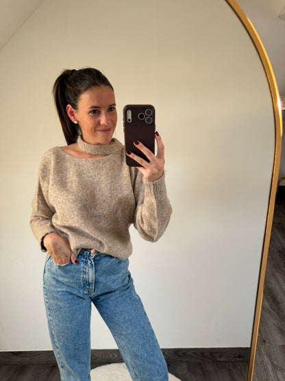 Naël | taupe sweater
