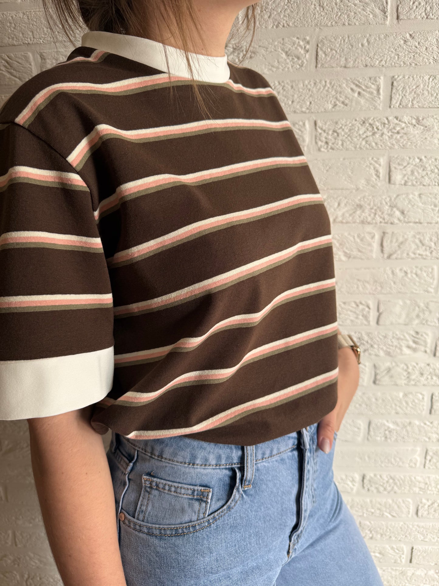 Alessia | striped shirt