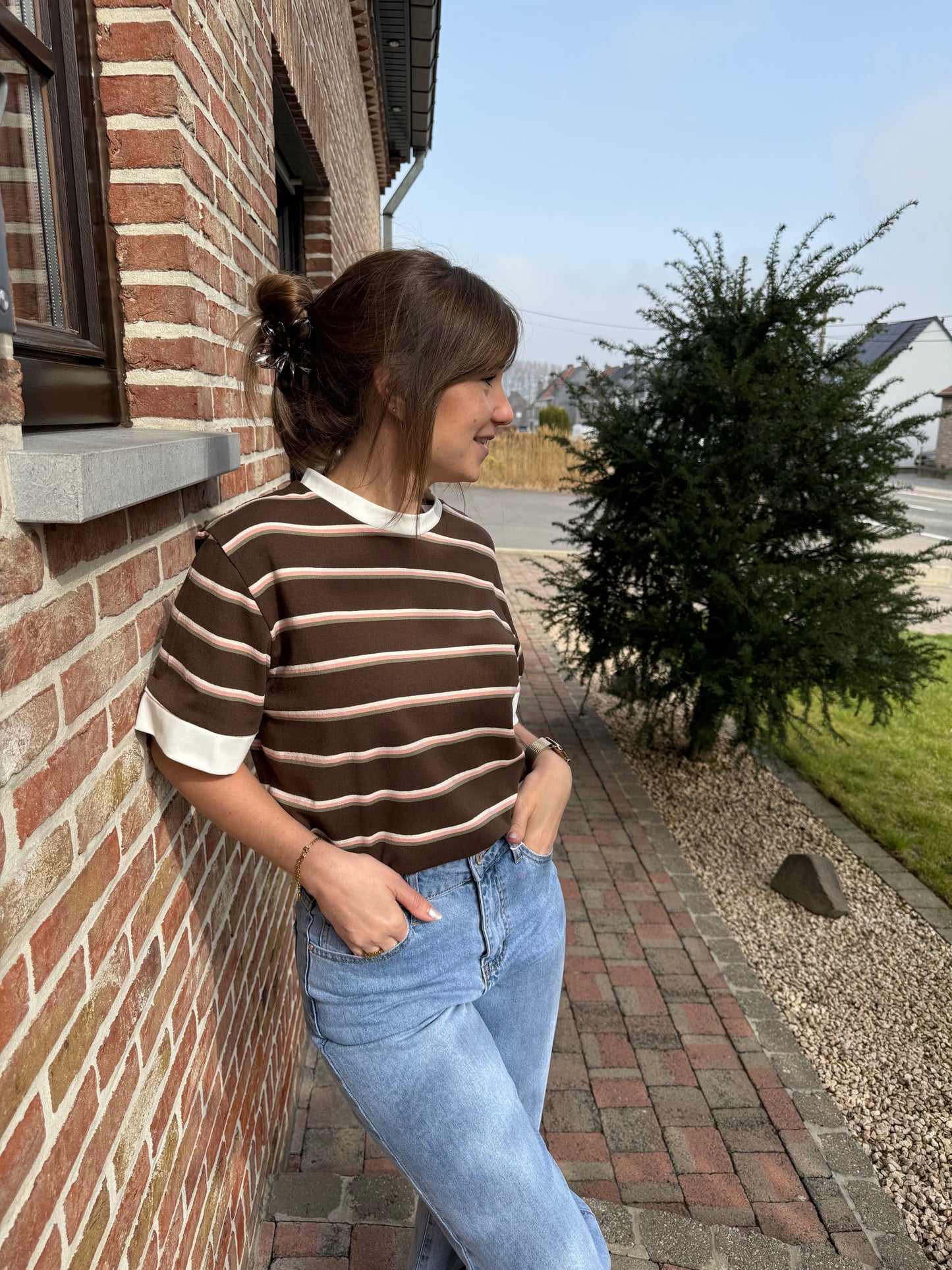 Alessia | striped shirt