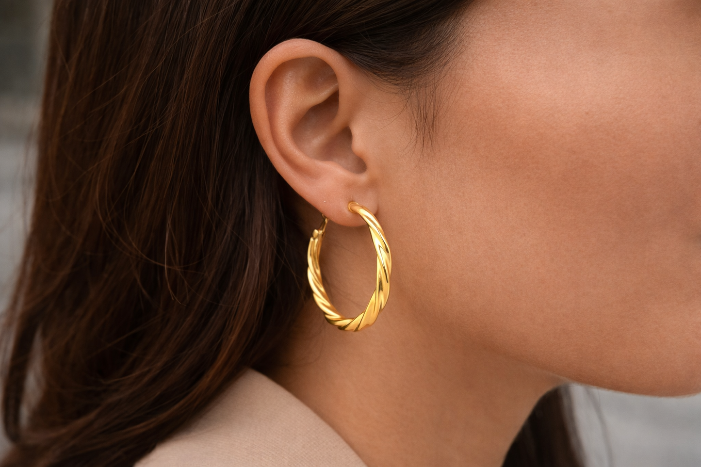 Alva | gold earrings